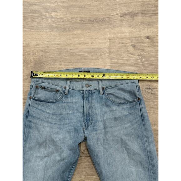Polo Ralph Lauren Jeans Mens 32x30 Blue Denim Varick Slim Straight - Picture 5 of 10